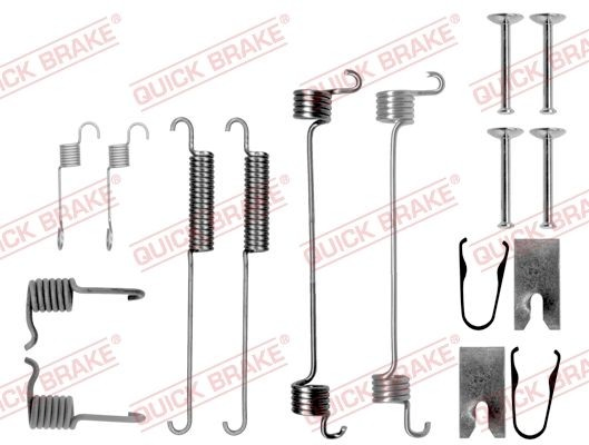  Kit de montaje de zapatas de freno traseras Ford Escort 5